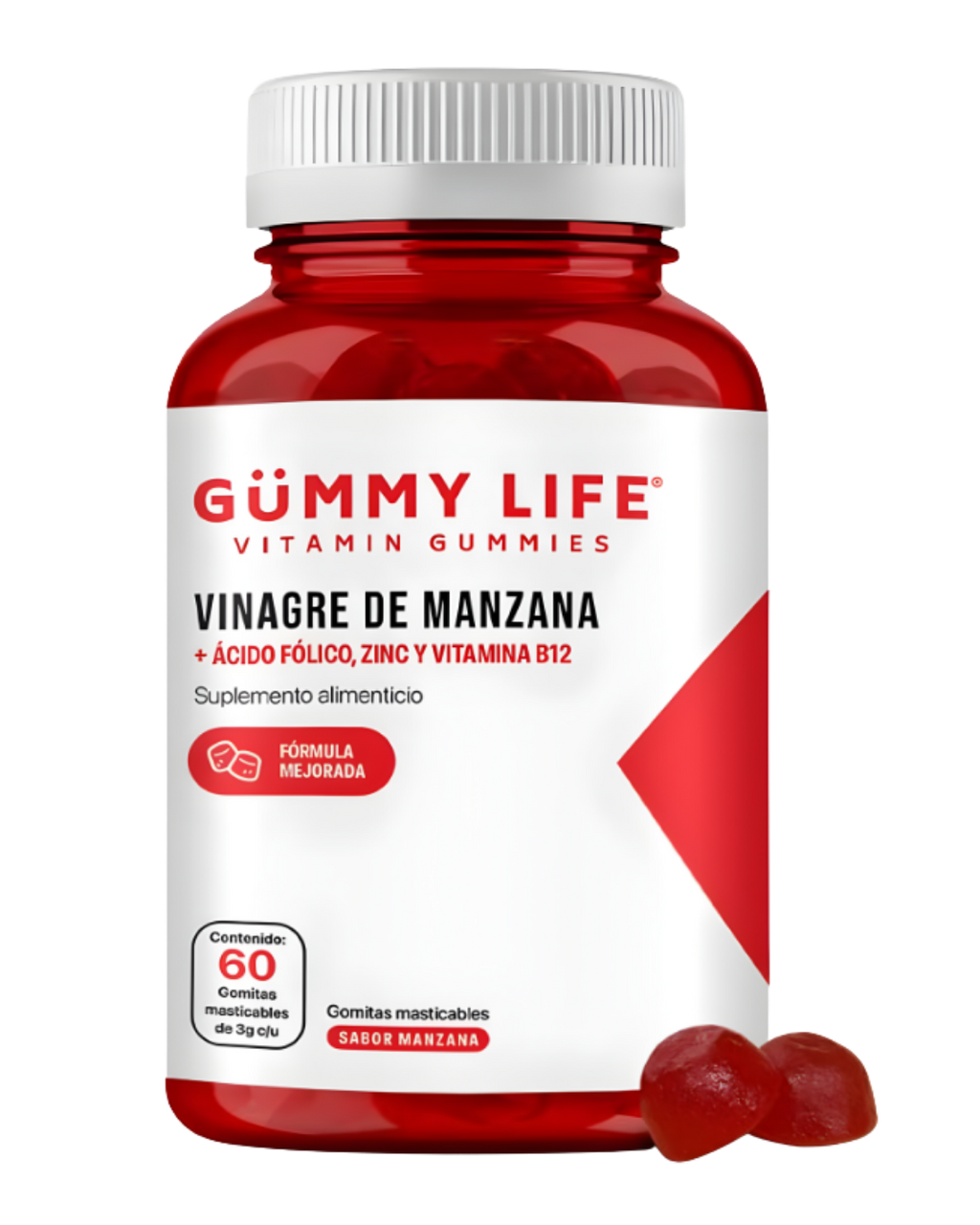 Suplemento Gummy Life Vinagre de Manzana