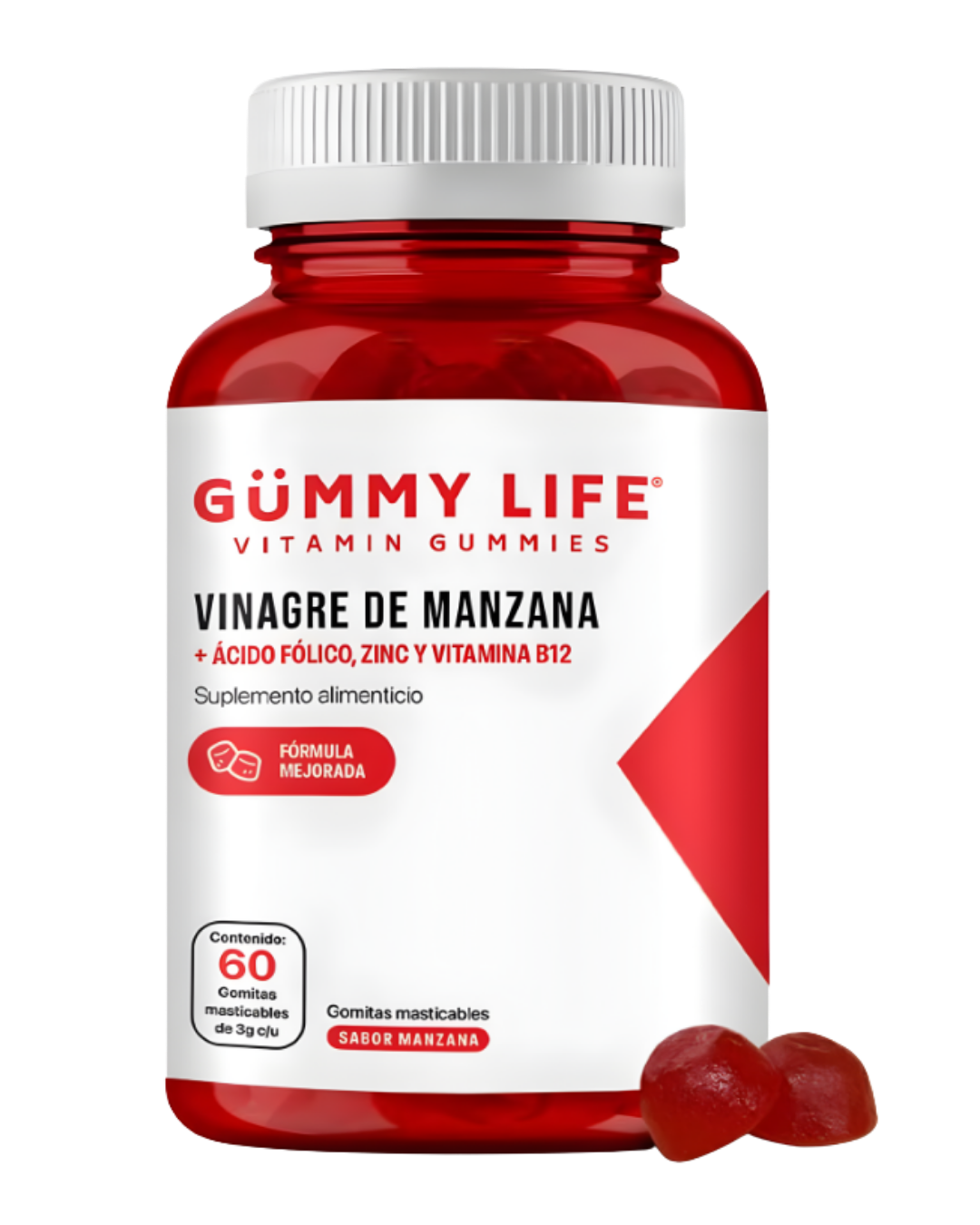Suplemento Gummy Life Vinagre de Manzana