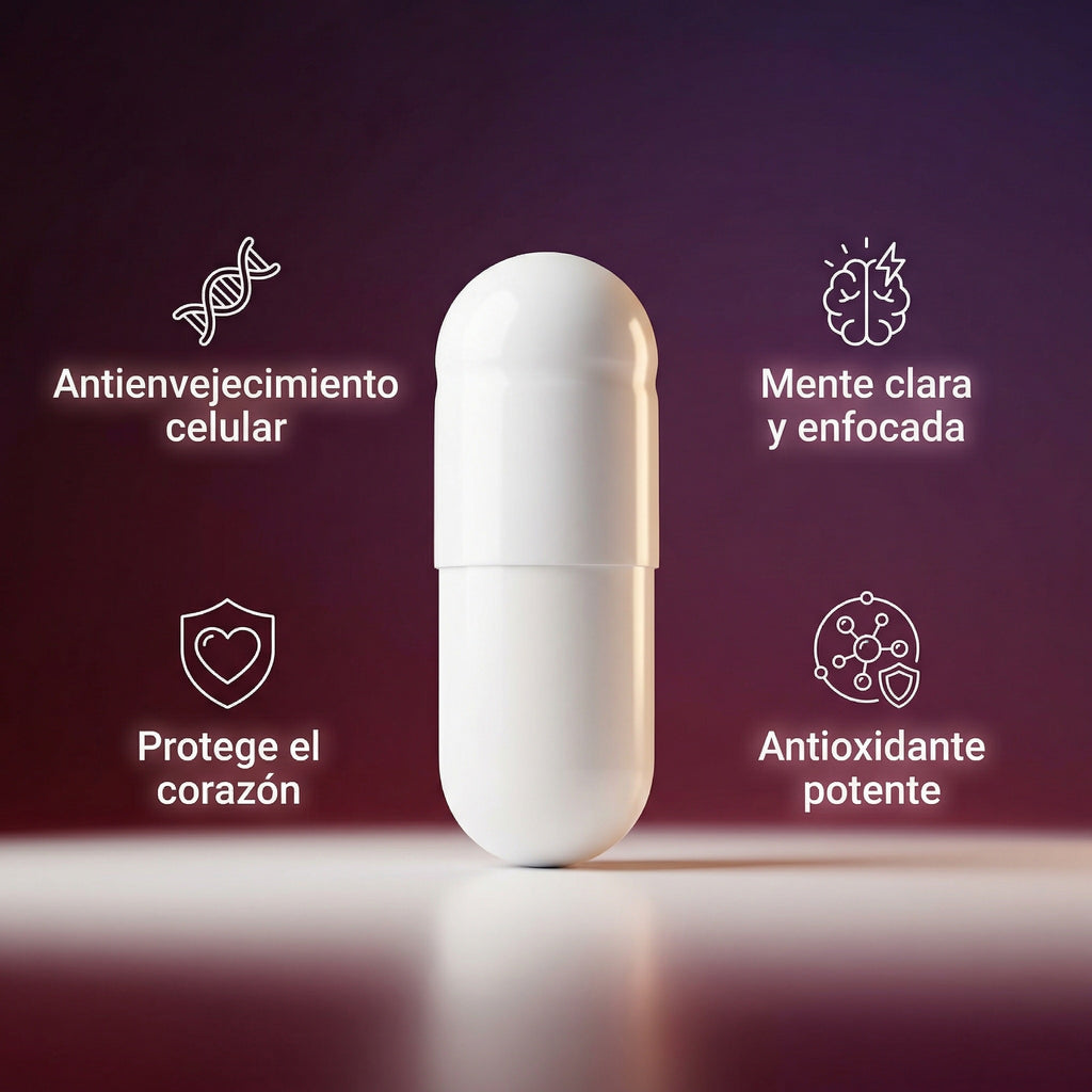 Suplemento NAD+Resveratrol 100 Capsulas